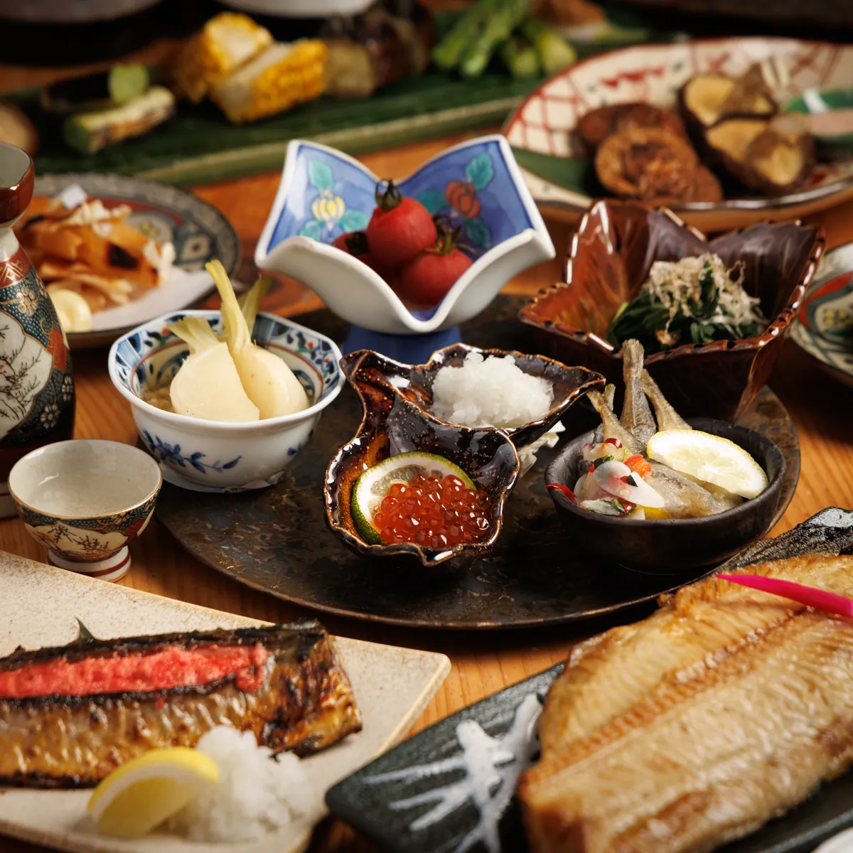宴会料理の盛り合わせ